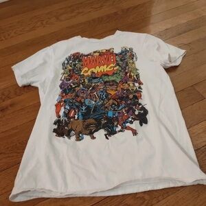H&M White Marvel Comics Kids T-Shirt